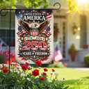 14 x USA 250 Years of Freedom Garden Flag 1776-2026 Patriotic American Eagle Yard Flag, Independence Day Outdoor Decor, 4th of July Lawn Banner