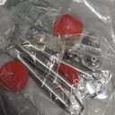 KEGDAN Tri-Ply Stainless Steel Frying Pan Set With Lids, 13pcs Stainless Steel Cookware Set with Detachable Handle, Induction Compatible Skillets for All Stovetops, Dishwasher and Oven Safe, Sliver