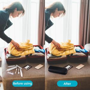 Portable Electric Toothbrush Travel Case with Holder Toothbrush Packing Box for Travel and Business Trips Lightweight Protective Storage Bag