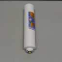 K2533 KK 2 by 10 inch granular activated carbon water filter with 3/8" female quick connect fittings for refrigerators, under sink and home system use.