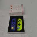 Switch Controller,Replacement for Switch OLED Lite,Wireless Remote with Dual Vibration,Motion Control,Screenshot,6-Axis Gyro,Wake-Up,Anti-Slip grip Joystick,Left Right Gamepad,No NFC,(Blue and Yellow)