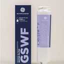 General Electric GE GSWF Refrigerator Water Filter | Certified to Reduce Lead, Sulfur, and 50+ Other Impurities | Replace Every 6 Months for Best Results | Pack of 1