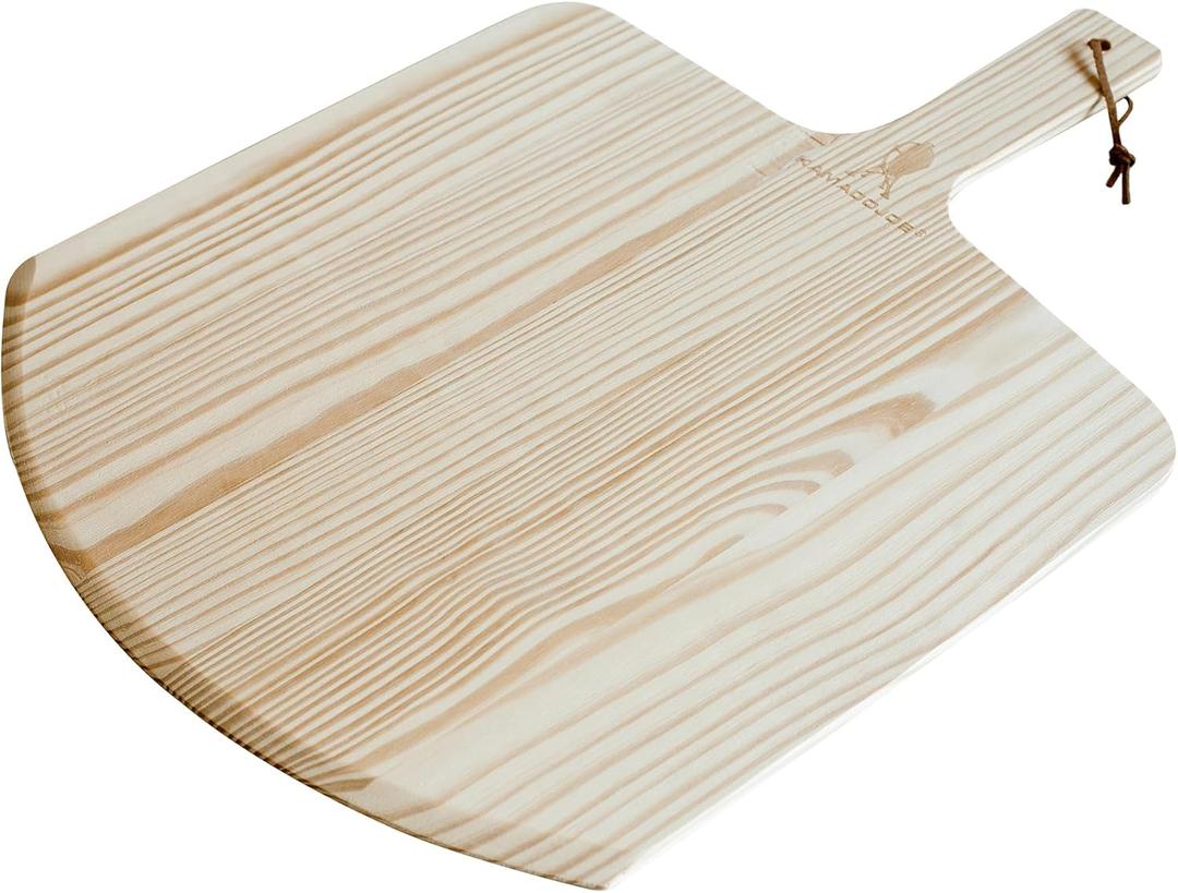 Kamado Joe Pizza Peel Accessory Tool for Brick-Oven Style Food, Premium Wood Material, Compatible with DoJoe in Ceramic Grills, Includes Hanging Hook, Model KJ-PP