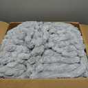 Grey Fleece Throw Blanket 5060 for Couch Sofa Bed,Super Soft Cozy Plush Microfiber Flannel Blanket with Stripes Design Lightweight for Adults,Woman,Girls