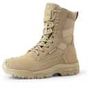 FREE SOLDIER Women's Tactical Boots 8 Inches Lightweight Combat Boot Durable Military Work Outdoors Boots Desert Boot for Women 10