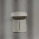 Woodten White Round Corner Ring Box PU Leather Engagement Proposal Ring Box Jewelry Ring Gift Box