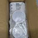 iHave Toothbrush Holders for Bathrooms, 2 Cups Toothbrush Holder Wall Mounted with Toothpaste Dispenser - Large Capacity Tray, Cosmetic Drawer - Bathroom Decor & Bathroom Accessories (White)