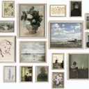 97 Decor LARGE 11x14 Vintage Wall Art Prints - Large Vintage Pictures Wall Decor, Farmhouse French Country Decor For Bedroom, Botanical Posters Landscape Paintings Gallery Wall Prints For Home (Unframed)