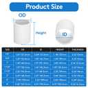 1 pcs 4" PVC Coupling Pipe Fittings (Socket x Socket) Schedule 40 PVC Fittings used For Plumbing and Irrigation