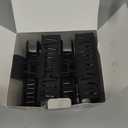 5 Inch Black Extra Large Claw Clips for Thick Hair and Long Hair, 4 Pack Xl Jumbo Claw clips, Oversized Matte Non-slip Rectangle Hair Clips for Women, Big Strong Hold Jaw Clip