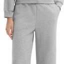SUUKSESS Womens 2 Piece Sweatsuits Outfits Zip Up Hoodie Tracksuit Straight Wide Leg Sweatpant Lounge Matching Sets, XS