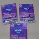 Oral-B Glide Peppermint Dental Floss Picks with Arctic Peppermint Oil Flavor, 75 Count, Pack of 3