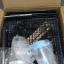 Upgraded Encrypted 46-Inch Bird Cage, with Wooden Perches, Metal Parakeet Cage with Slide-Out Tray, Water Bottle&Feeder, Bird Cages for Parrot,Parakeets,Cockatiel,Lovebird,Small Mid-Sized Birds