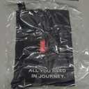 Pack All Water-Resistant Material Zipper Pouch, Mesh Zipper Bags for Storage, Travel, Office (Black, Small)