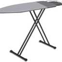 UFETGYG Classic Full Size Ironing Board,Extra Wide Size Full Metal Construction,57" X 18" with Iron Rest, Height Adjustable, Heat & Scorch Resistant Fabric, Anti-Skid Feet, Thickened Padding