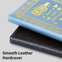 LBWCER Journal for Women,Cheerleader Gift,Notebooks for Work,200 Pages, A5 Hardcover Leather Journals for Writing,School,Travel,Business,Work,Home (CHEER Sky blue)