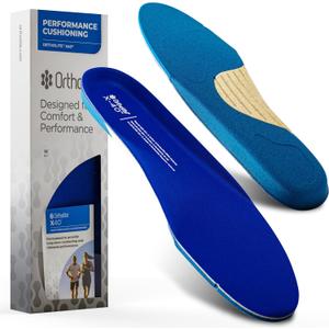 Ortholite X40 Performance Cushioning Sole Trim-to-Fit Insert - Designed for The Casual to Elite Athlete Looking for Optimal Rebound Performance, Long-Term Cushioning & All-Day Comfort (M: 8.5-9.5, Royal Blue)