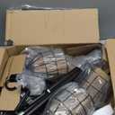 9MMML Floor Lamp for Living Room, Farmhouse Industrial Dimmable Floor lamp,3 Lights Metal Cage Tree Standing Lamp,68", 3Pcs Led Bulbs Included