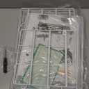 OPNCIE 4-Tier Paper Organizer with Magazine Holder, Desk Organizers and Accessories, Office Desk Accessories & Workspace Organizers, Desktop File Organizer for Office Supplies Storage, White (15" x 8.8" x 9.4")