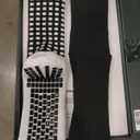 Lux Dual Grip Socks - Soccer Grip Socks for Men and Women. GripArray Performance & Comfort, Black 