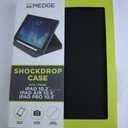 Leather Case for iPad Pro 12.9" 3-6th Gen (2018-2024), with Pencil Holder&Buckle, Auto Wake/Sleep, Adjustable Stand, Black