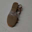 SM New York Woman's Sandal with Buckle, Brown, Size 11