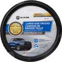 Plasticolor 006789R01 RAM Larger-Sized Truck Gray Ram Logo Steering Wheel Cover