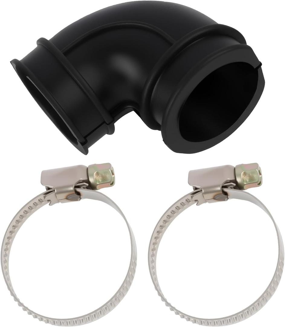 WD24X33918 Dishwasher Circulation Pump to Sump Elbow Hose Kit with Clamps, Leak-Proof Replacement Compatible with GE WD08X23476 WD19X25700 WD19X25460 Suitable for Kitchen Dishwasher Repair