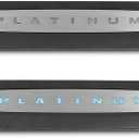 PIT66 LED Illuminated Platinum Door Sill Plate Set Compatible with Ford F250 F350 F450 F550 Super Duty Crew Cab Only 2017-2022 HC3Z-2613208-AA HC3Z-2613209-AA