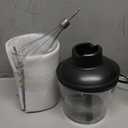 Ganiza Immersion Blender 5 in 1 Hand Blender Max 1000W Heavy Duty Motor, 16 Speed Mode Handheld Blender Stainless Steel Blade With 800ml Mixing Beaker, 600ml Chopper, Whisk and Milk Frother