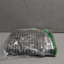 LIVEBOX Easy Jute Indoor Outdoor Rug 3x5 Front Porch, Washable Outdoor Rugs for Entryway, Gray Striped Geometri Rug for Living Room, Non Slip Carpet Door Mat for Entry Front Door, Kitchen, Bedroom