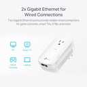 TP-Link AV2000 Powerline Ethernet Adapter TL-PA9020P KIT - Powerline Network Adapter, Passthrough, 2x2 MIMO, 2 Gigabit Ports, Ethernet Over Power, Plug Pair & Play, Power Saving, Free Expert Help
