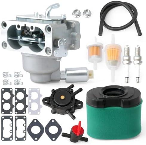 GLOXTED 795967 Carburetor Compatible with John Deere D125 D130 D140 D150 D170 LA145 LA165 LA175 X130R X140 Z235 Z245 Z255 Z425 Lawn Mower Tractor, Replace MIA11461 Carb w/MIU11515 Filter