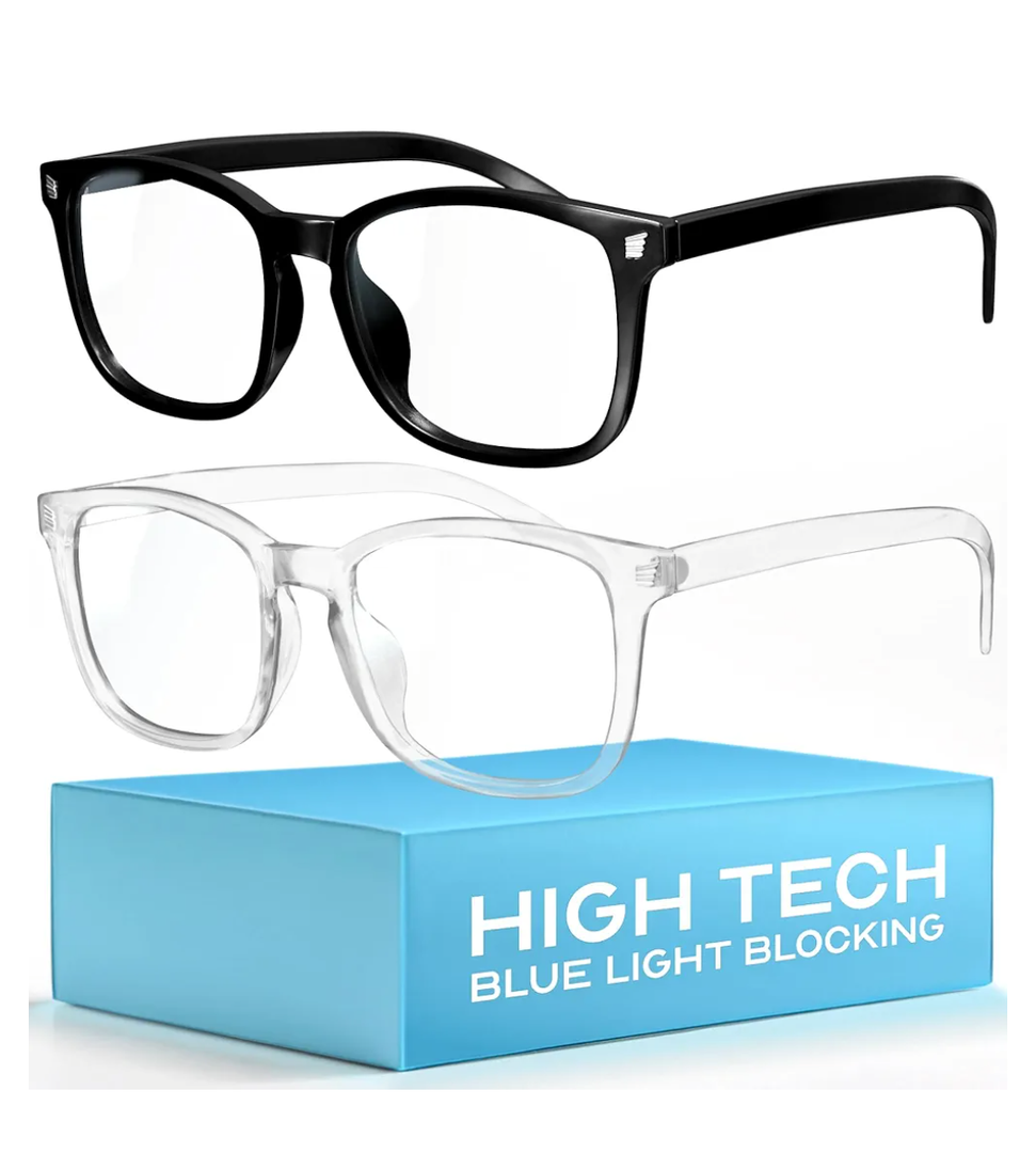 livho High Tech Blue Light Glasses - Advanced 99% Blue Light Blocking Computer Glasses - Anti Eyestrain & UV Glare Protection