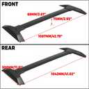 ECOTRIC Aluminum Roof Rack Cross Bars Compatible with 2009-2017 Chevy Traverse Top Rail Luggage Cargo Carrier (1 Pair) C Channels are Not Included