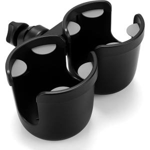 Accmor Stroller Cup Holder, Bike Cup Holder, Universal Cup Holder for Uppababy Nuna Doona Strollers, 2-in-1 Cup Phone Holder for Stroller Bike Wheelchair Walker Accessory