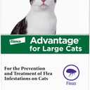 Advantage Topical Cat Flea Treatment and Prevention for Large Cats Over 9 lbs. | Apply Flea Drops Monthly | 2 Treatments