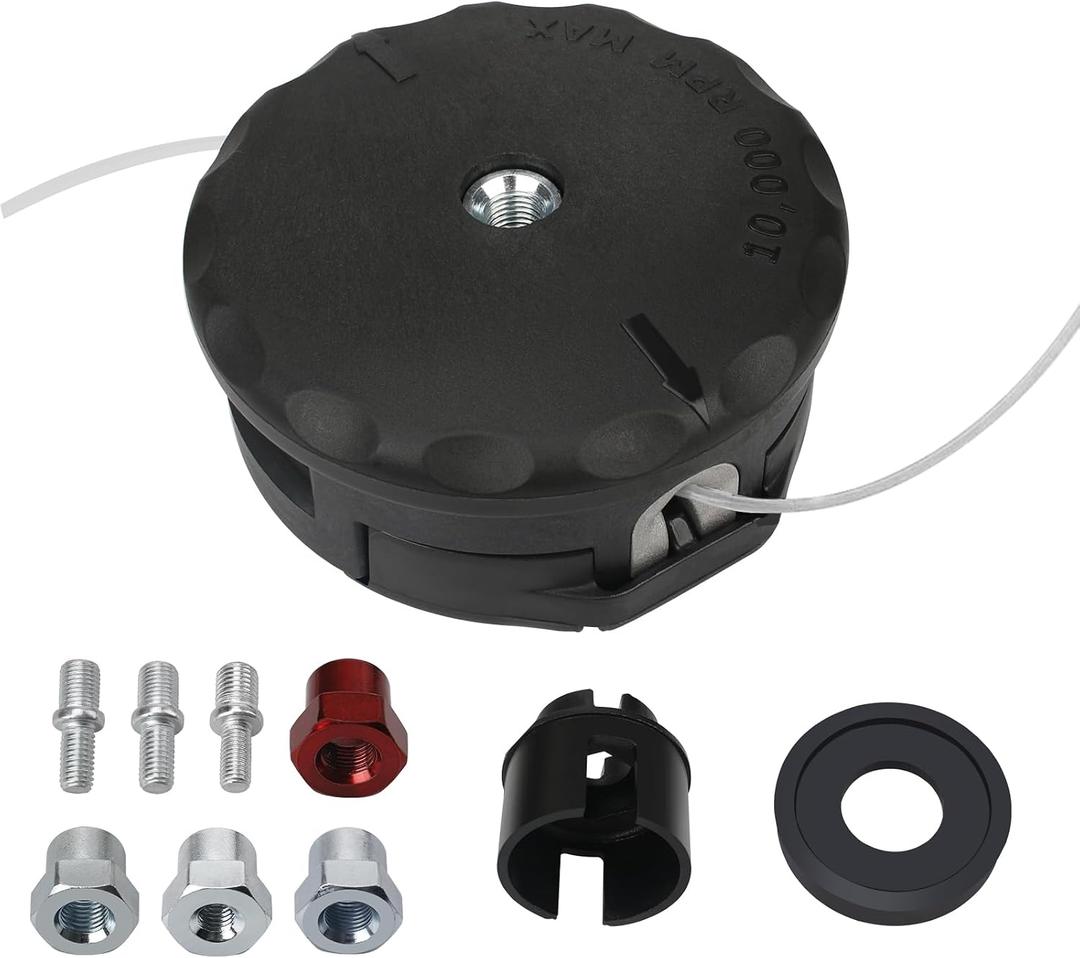 Speed Feed 400 Universal Trimmer Head Kit Compatible with Echo String Trimmer Replacement Parts - Fit for Echo SRM210 SRM225 SRM230 SRM250 SRM260 PAS210 PAS225 PAS230 String Trimmer Models