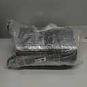 Small Dog Poop Trash Can Outside Soft Close Odor Filter&Step Pedal, 5L/1.3 Gal Stainless Steel Black Bathroom Garbage Can with Lid Inner Bucket, Slim Metal Waste Basket- Bedroom Office Cat Poop