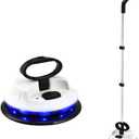 Electric Spin Mop, Duster, and Polisher, LED Lights, Ewbank Nifftee Floor and Surface Cleaner, 37 in., 150RPM, 2 lb., White