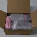 60 Pack Mini Cake Pans with Lids Foil Pans Square Aluminum Pans with Lids Cupcake Liners for Birthday Wedding Party Gift (Pink, 5 oz)