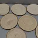 10 pcs Large Unfinished Wood Slices for Centerpieces 8-9 inches Wood Rounds for Tables Decor Rustic Wood Circles for DIY Crafts and Wedding Decor Round Wooden Discs for Ornaments