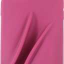 Soft Touch Silicone Lip Gloss Phone Case for iPhone 12/12 Pro, Minimalist Matte Design, Shockproof & Anti-Fingerprint Cover (Deep Burgundy)