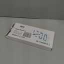 Alampan 12" Large Digital Wall Clock with Remote Control, USB Powered, Corded RGB LED Clock with Full Screen Display, Big Numbers, for Classroom, Living Room, Elderly, Wall Mounted, DST, KSJ-01, Black