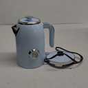 SUSTEAS Electric Kettle - 57oz Hot Tea Kettle Water Boiler with Thermometer, 1500W Fast Heating Stainless Steel Tea Pot, Cordless with LED Indicator, Auto Shut-Off & Boil Dry Protection, Blue