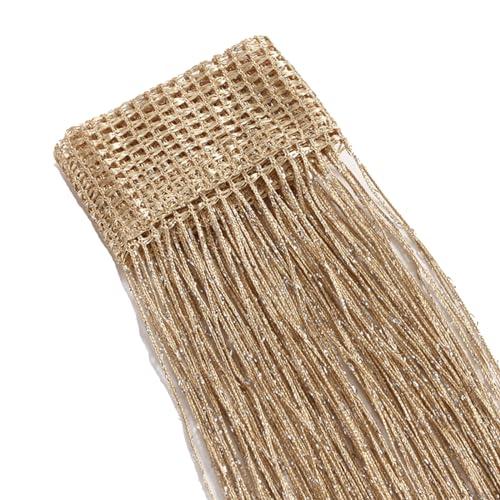 JAMNIK Door Curtains, Glittering Silver Wire Curtains, Silver Wire encrypted Hanging Curtains, Living Room partition (1 Piece)