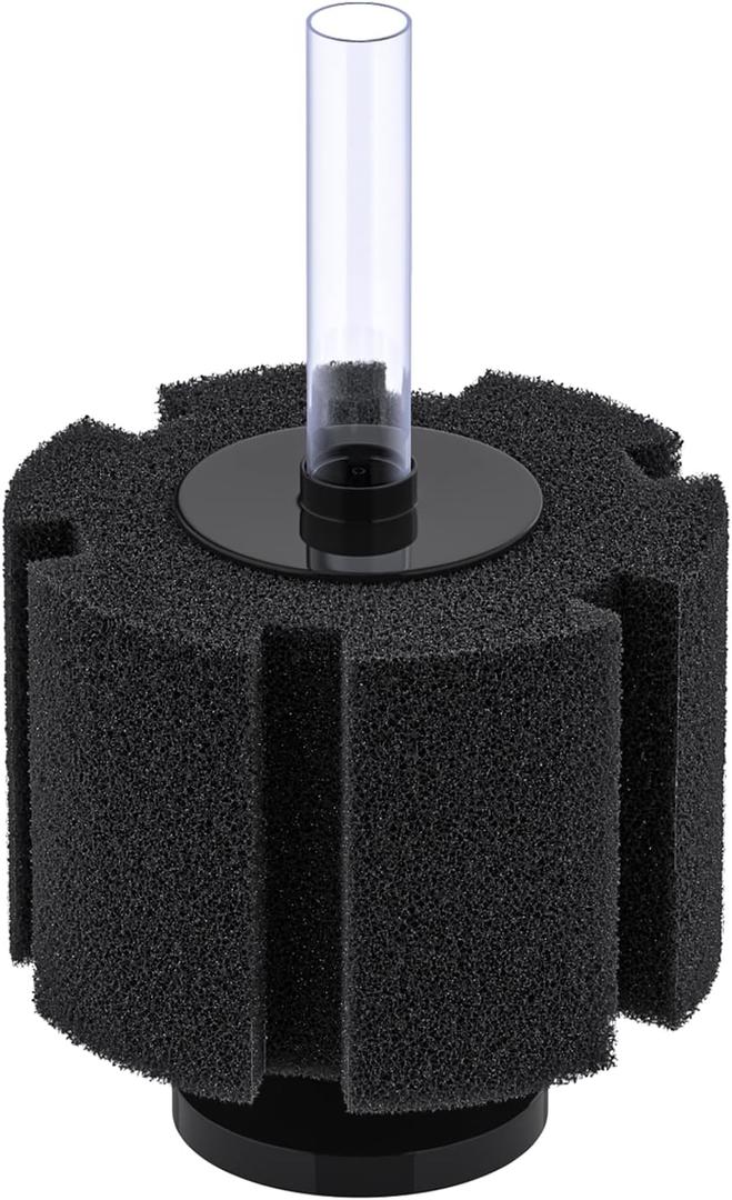 Pawfly Aquarium Large Bio Sponge Filter Quiet Betta Fry Shrimp and Fish Foam Filter with Nano Air Stone for Large Fish Tanks up to 220 Gallons
