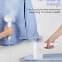 BEAUTURAL Steamer for Clothes, Portable Garment Wrinkle Remover, Fast 30s Heat-up, Foldable and Handheld, 120V Only (Not for 220V Europe) (White)