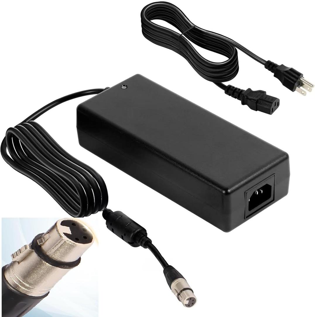 AC DC Power Supply Adapter 12V 10A with 4-Pin Neutrix XLR Female Connector Power Pro Cameras Panasonic YAGH,Blackmagic ATEM Studio pro,Blackmagic URSA Mini,Blackmagic URSA G1,Blackmagic URSA G2