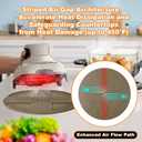 Mity rain Silicone Trivets Mat for Ninja Crispi, Hot Resistant Pot Holders for Air Fryer & Hot Dishes, Portable Silicone Mats for Kitchen Counter, Kitchen Accessories for Countertop (Avocado)